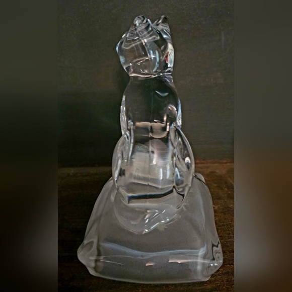 Vintage Frosted  Glass Cat Figurine - Picture 4 of 7